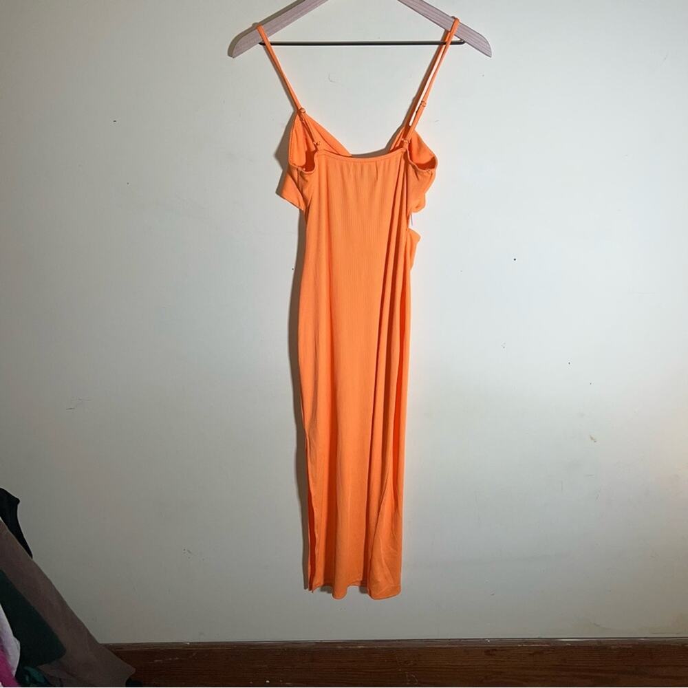 PRINCESS POLLY ribbed midi bodycon dress with cutouts 6 - Picture 4 of 5